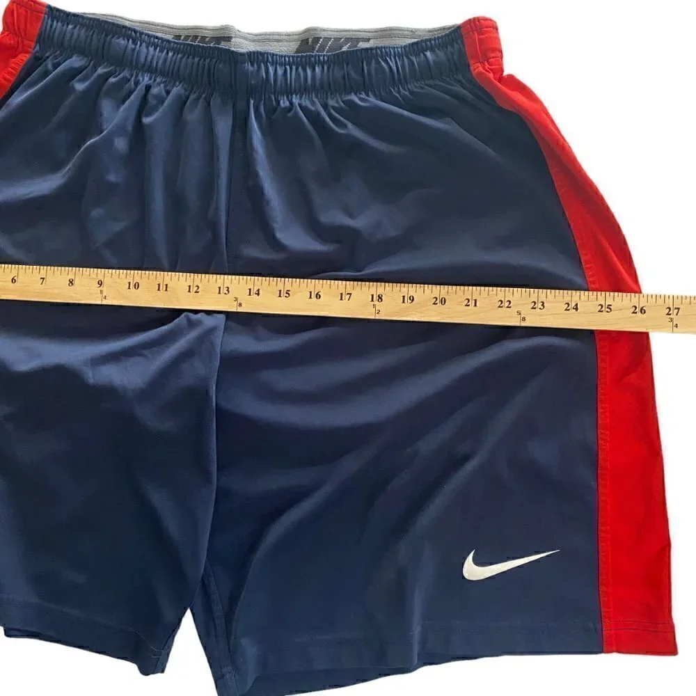 Nike Arizona Wild Cats Basketball Mens Shorts Blue Red Dri-Fit Logo Size XL?